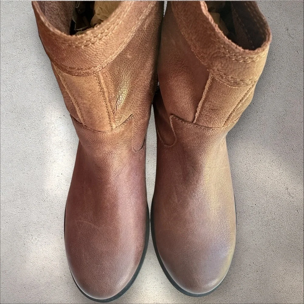 Zara Kids Cowboy/Western Brown Ankle Boots (SH100)